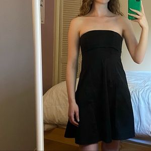 black Gap strapless LBD